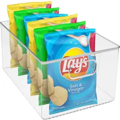 Sorbus Clear Plastic Storage Bin