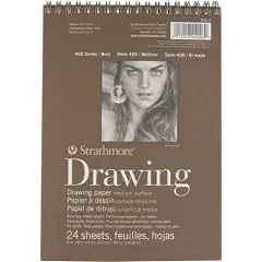 Medium Drawing Spiral Paper Pad 6"X8"-24 Sheets -62400200