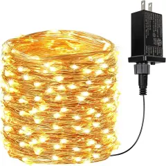 Waterproof 200 LED Christmas String Lights Warm white