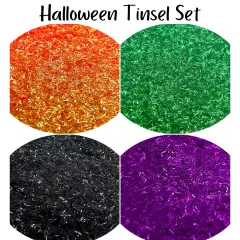 Polyester Glitter Set - Halloween Tinsel Set by Glitter Heart Co.&trade;