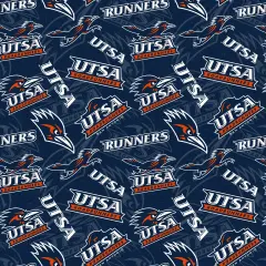 Sykel Enterprises-University of Utah Cotton Fabric-Utah Utes Tone On Tone Cotton Quilting Fabric