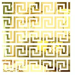 30 Pieces Acrylic Mirror Wall Stickers Mirror Decals Peel and Stick Mirror Tiles Border DIY Adhesive Wall Decor Stickers for Living Room Home Background Decor (Gold)