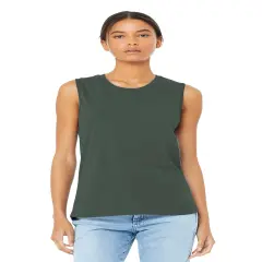 Jersey Muscle Tank | RADYAN&reg; Military green