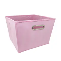 6 PCS Storage Box Organizer with Metal Handle Pink
