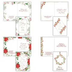 Assorted Boxed Christmas Cards - Merry Christmas - 12 Cards and Envelopes