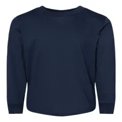 BELLA + CANVAS&reg; Toddler Jersey Long Sleeve Tee Navy
