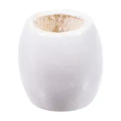 Kitcheniva 10mm Barrel Shaped Wooden Beads DIY Crafting 12 Pack White