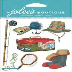 Jolee's Boutique Fishing Dimensional Stickers