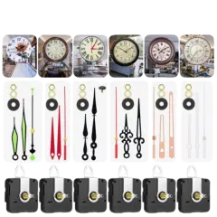 Kitcheniva DIY Wall Quartz Clock Movement Mechanism Replacement 6 pcs