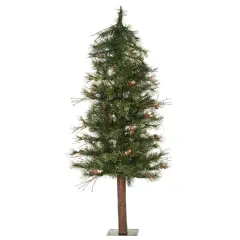 3' x 24" Mixed Country Alpine Tree 145T Green