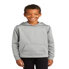 Youth Fleece Pullover Hooded Sweatshirt | RADYAN&reg; Silver