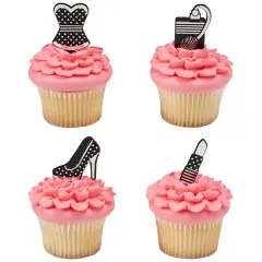Girls Night Out DecoPics&reg; Cupcake Decoration, 12ct