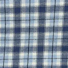 FabricLA 100% Cotton Flannel Fabric - 58/60" Inches (150 CM) - Cotton Tartan Flannel Fabric - Use as Blanket, PJ, Shirt, Cloth Flannel Craft Fabric - Blue Flannel Plaid, 2 Continuous Yard