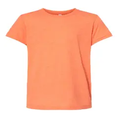 BELLA + CANVAS&reg; Slim Fit Youth Crew Neck Tee Orange triblend