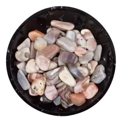 Pink Botswana Agate Mini Crystal Chips &ndash; Size 2