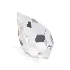 Preciosa 144-Piece Teardrop Glass Pendant, 6x10mm Crystal