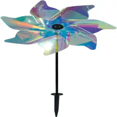 12-inch Iridescent Pinwheel Spinner