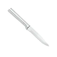 Rada Cutlery Serrated Steak Knife, Stainless Steel Knives for Effortlessly Cutting Meat, with Solid Aluminum Handle