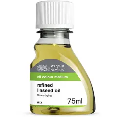 Refined Linseed Oil, 75ml (2.5oz) Bottle