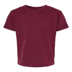 BELLA + CANVAS&reg; Toddler Jersey Crewneck Short Sleeve T-Shirt Maroon
