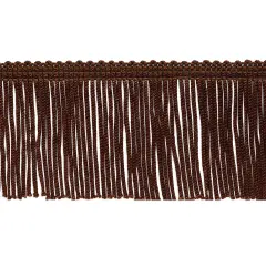 5 Yards of 2" Chainette Fringe Trim | 5 yard cut Chocolate