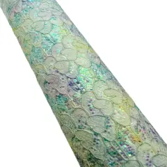 Lime Lace Glitter Craft Vinyl