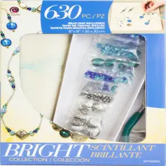 CousinDIY Jewelry Basics Class In A Box Kit-Bright Glass