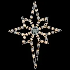 Northlight Lighted Star of Bethlehem Christmas Window Decoration - 18" White