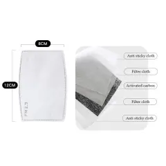 5 Layer Pm 2.5 Activated Carbon filters IN STOCK