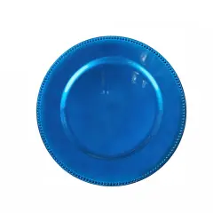 6 pcs of 13inch Charger Plates for Table Decor Royal blue