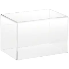 Plymor Clear Acrylic Display Case with No Base, 6" W x 4" D x 4" H