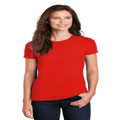 Gildan&reg; Women&rsquo;s Crewneck Short Sleeve T-Shirt Red