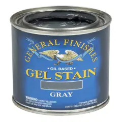 Oil Base Gel Stain, 1/2 Pint, Gray