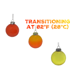 Universal Magic Paints Thermochromic Heat Sensitive for Secret Messages Color Changing T-Shirts & Shoes Red to yellow