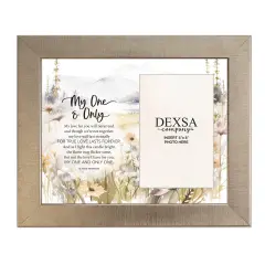 My One & Only Bereavement Photo Frame Wood Plaque with Easel and Hook Wall Tabletop Art - 10 inches x 12 inches - Hold 4x6 Photo