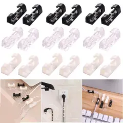 Kitcheniva 48 Pcs Self-Adhesive Cable Clips Cord Organizer