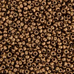 Miyuki 22g Metallic Round Seed Beads, 11/0 Bronze Opaque #457