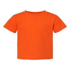 Rabbit Skins&reg; Toddler Cotton Crewneck Short Sleeve Jersey T-Shirt -3301T Orange
