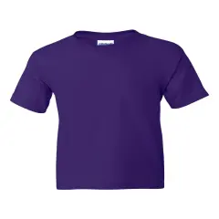 Gildan&reg; Dryblend Youth Crewneck Short Sleeve T-Shirt Purple