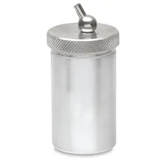 Paasche Airbrush Metal Color Cup - with lid, 2 oz