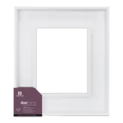 Ampersand DuoFrame - White, 9" x 12"