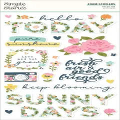 Fresh Air Foam Stickers-40/Pkg