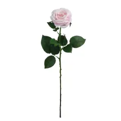 Select Artificials 26" Bloomed Blush Pink Florist Rose Artificial Stemmed Flower Spray