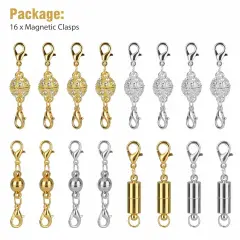 16X Magnetic Lobster Clasp Claw Hook DIY Jewelry Necklace Strong Snap Converter