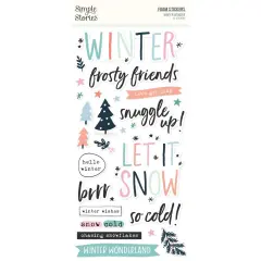 Winter Wonder Foam Stickers-51/Pkg