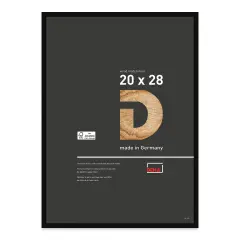 Deha Design Fontana Wood Frame - Black, 20" x 28"
