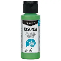 Chroma&rsquo;s Jo Sonja Premium Pearlescent - Pearlescent Green, 2 oz bottle