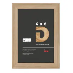 Deha Design Fontana Wood Frame - with Easel Back, Natural Oak, 4" x 6"