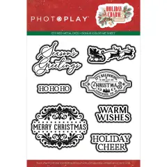 PhotoPlay Etched Die-Holiday Charms