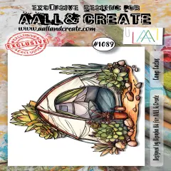 AALL And Create A6 Photopolymer Clear Stamp Set-Camp Cactus